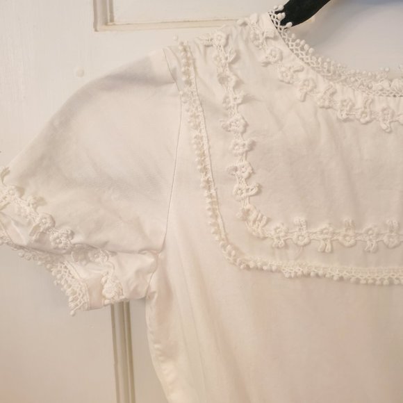 Only Little Once layered white cotton special occasion dress - Picture 3 of 7
